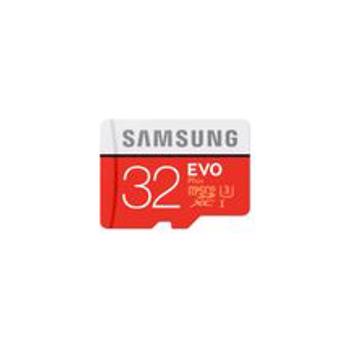 کارت حافظه microSDXC سامسونگ مدل Evo Plus کلاس 10 استاندارد UHS-I U3 سرعت 100MBps ظرفيت 32 گيگابايت به همراه آداپتور SD