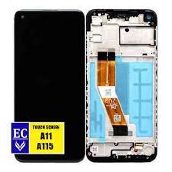 LCD/TOUCH SAMSUNG A11-A115 BLACK+F ORG 100%
