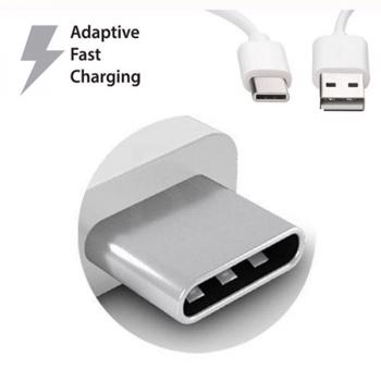 شارژر سريع اصلي موبايل سامسونگ Galaxy Note 8 به همراه کابل USB-C اصلي ا Samsung Galaxy Note 8 Original Fast Wall Charger With US