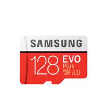 حافظه ميکرو اس دي ايکس سي سامسونگ سري EVO Plus با ظرفيت 128 گيگابايت ا EVO Plus 128GB UHS-I U3 MicroSDXC Memory Card with Adapte