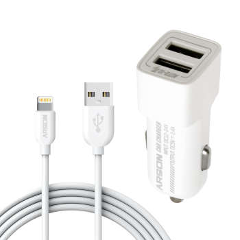 شارژر فندکي آرسون مدل AN-20 به همراه کابل تبديل microUSB